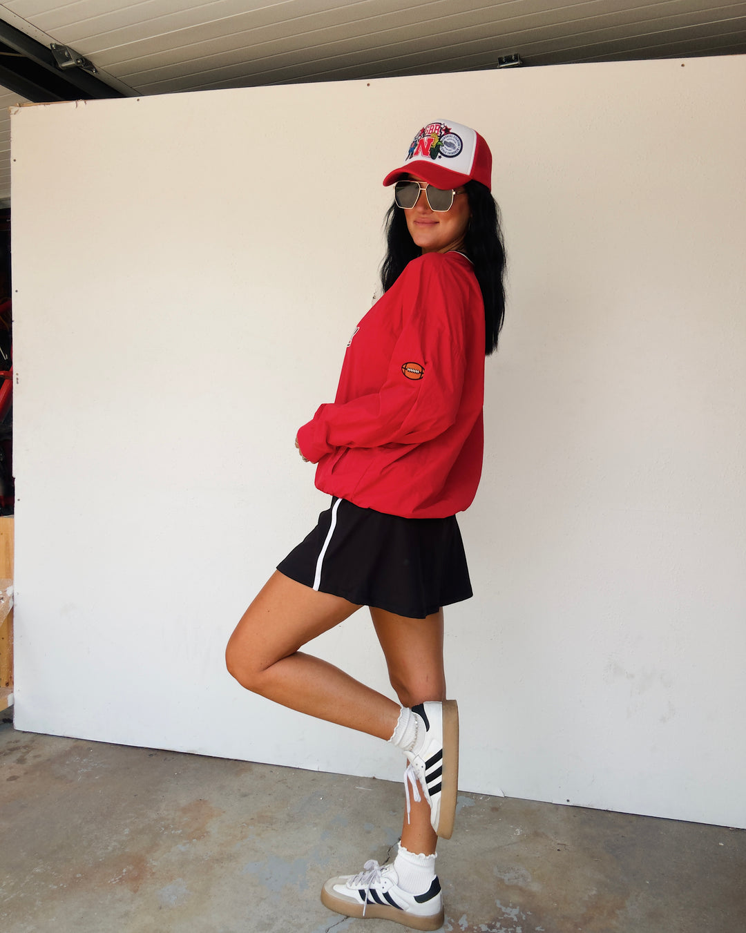 Varsity Gameday Pullover - Red