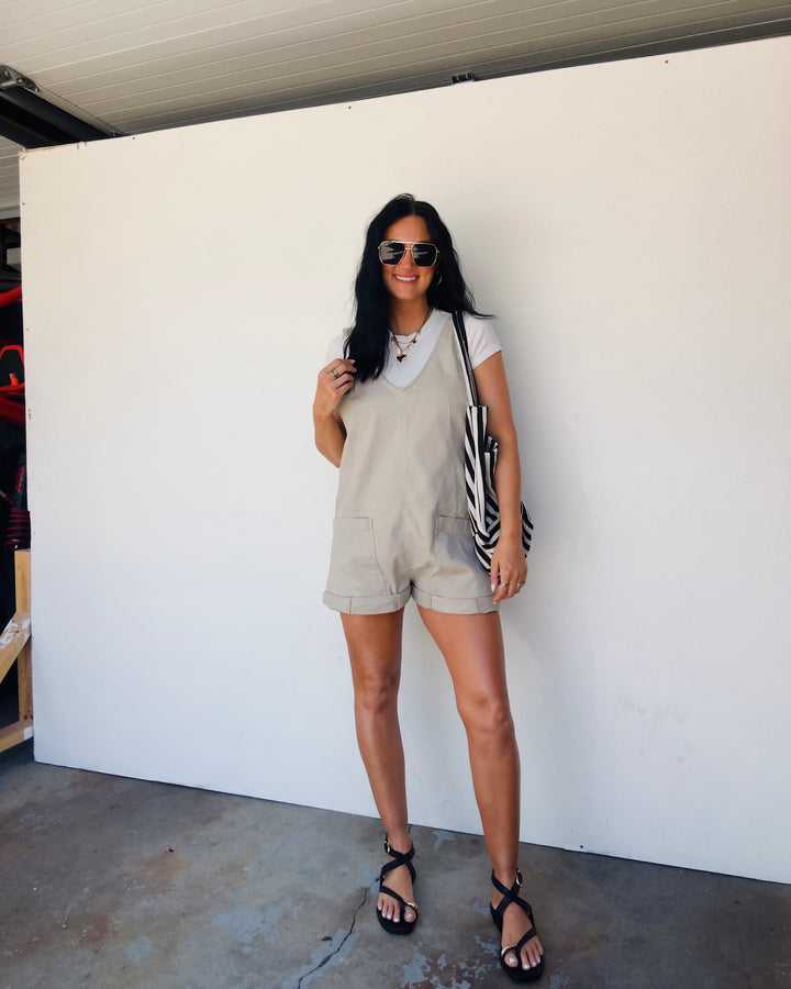 Free Range Romper - Taupe