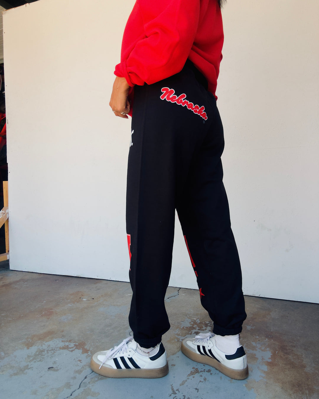 Go Big Red Jogger Sweatpants - Black
