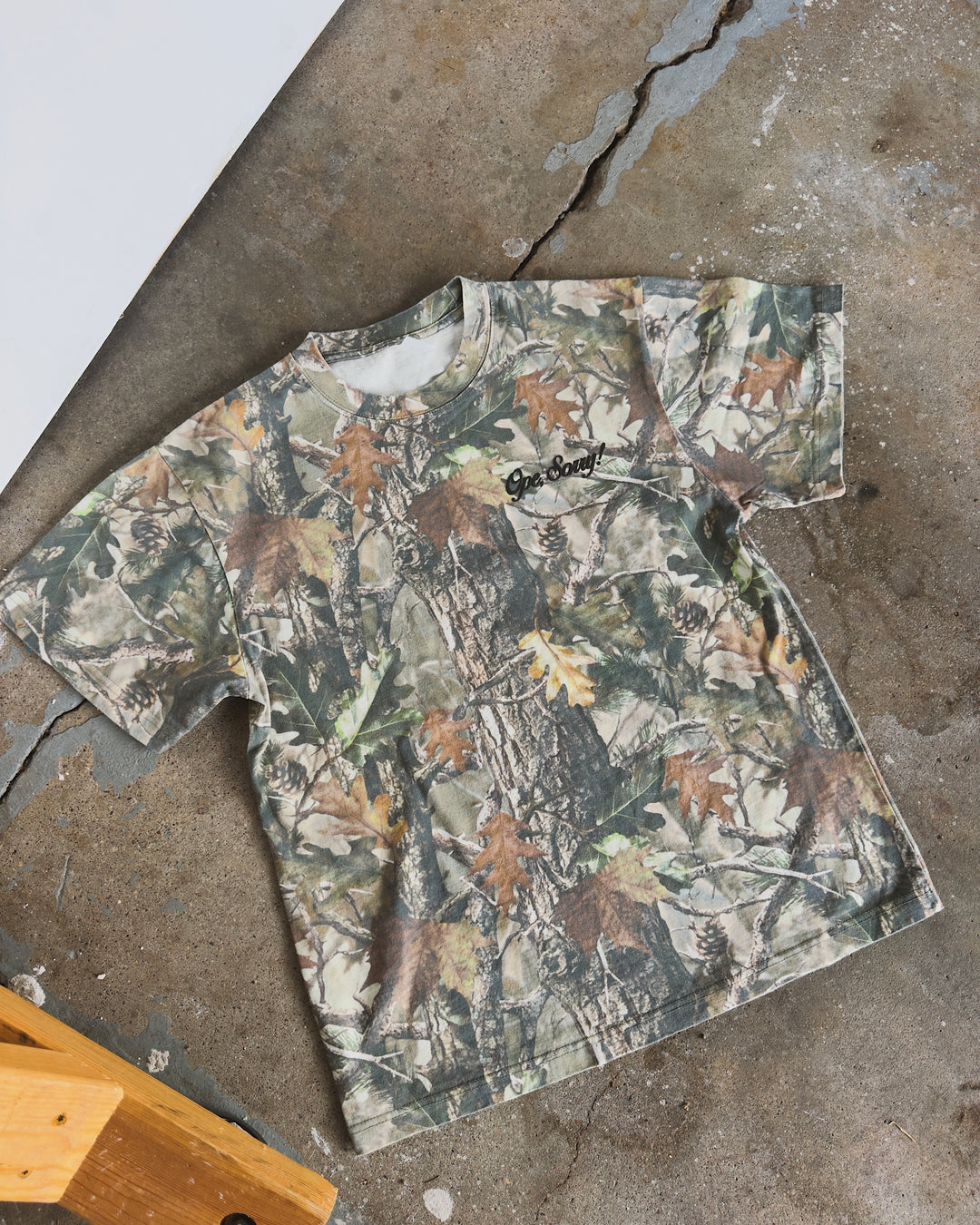 Ope, Sorry Cotton Tee - Camo