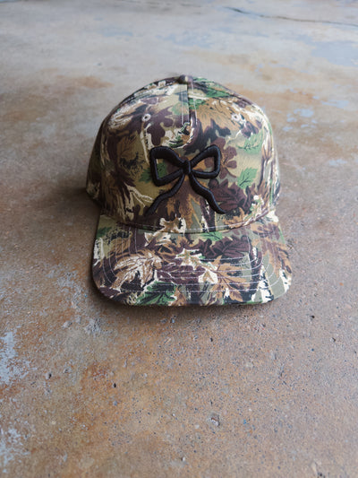 Bow Hat - Camo/Black