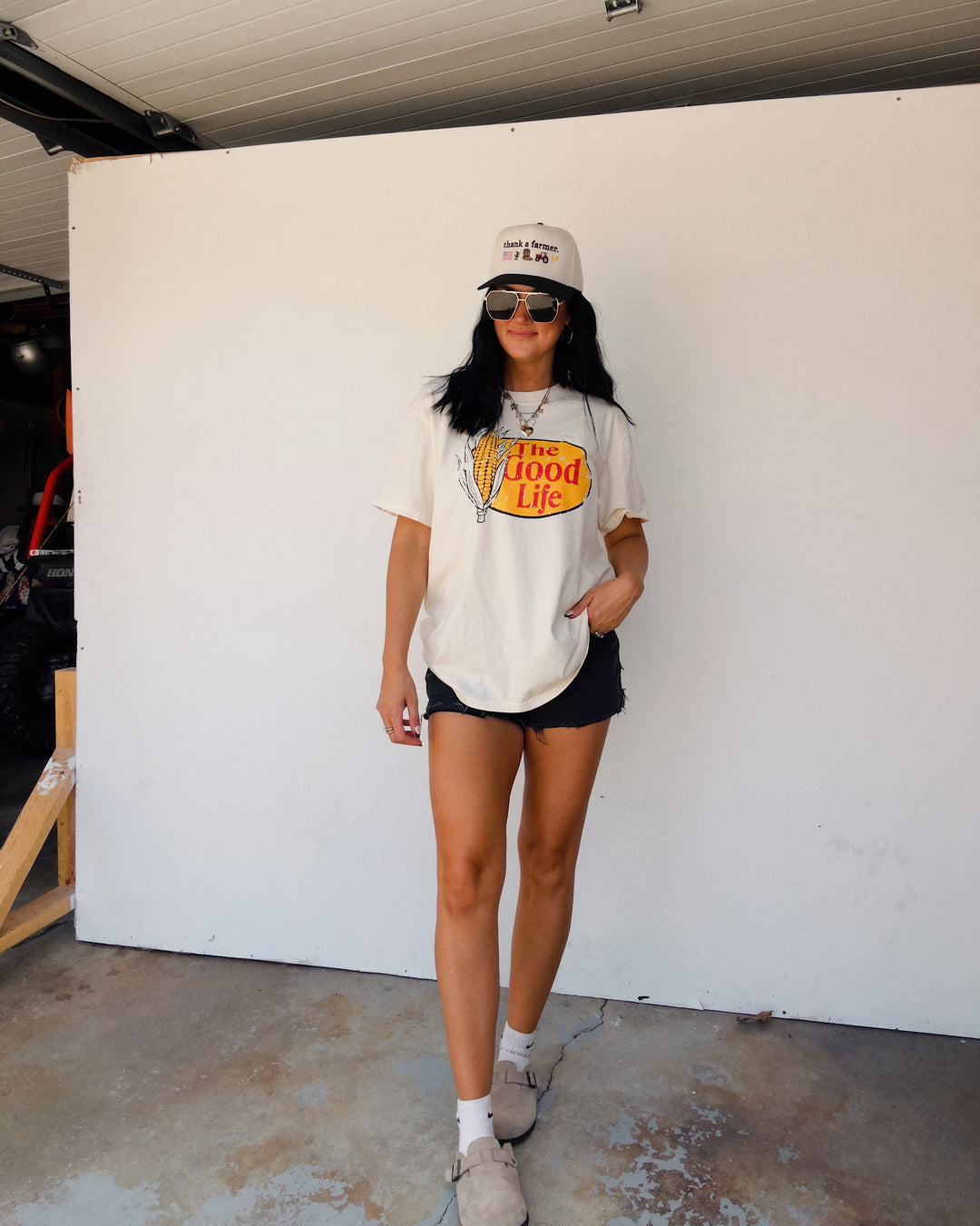 The Good Life Cotton Tee - Ivory