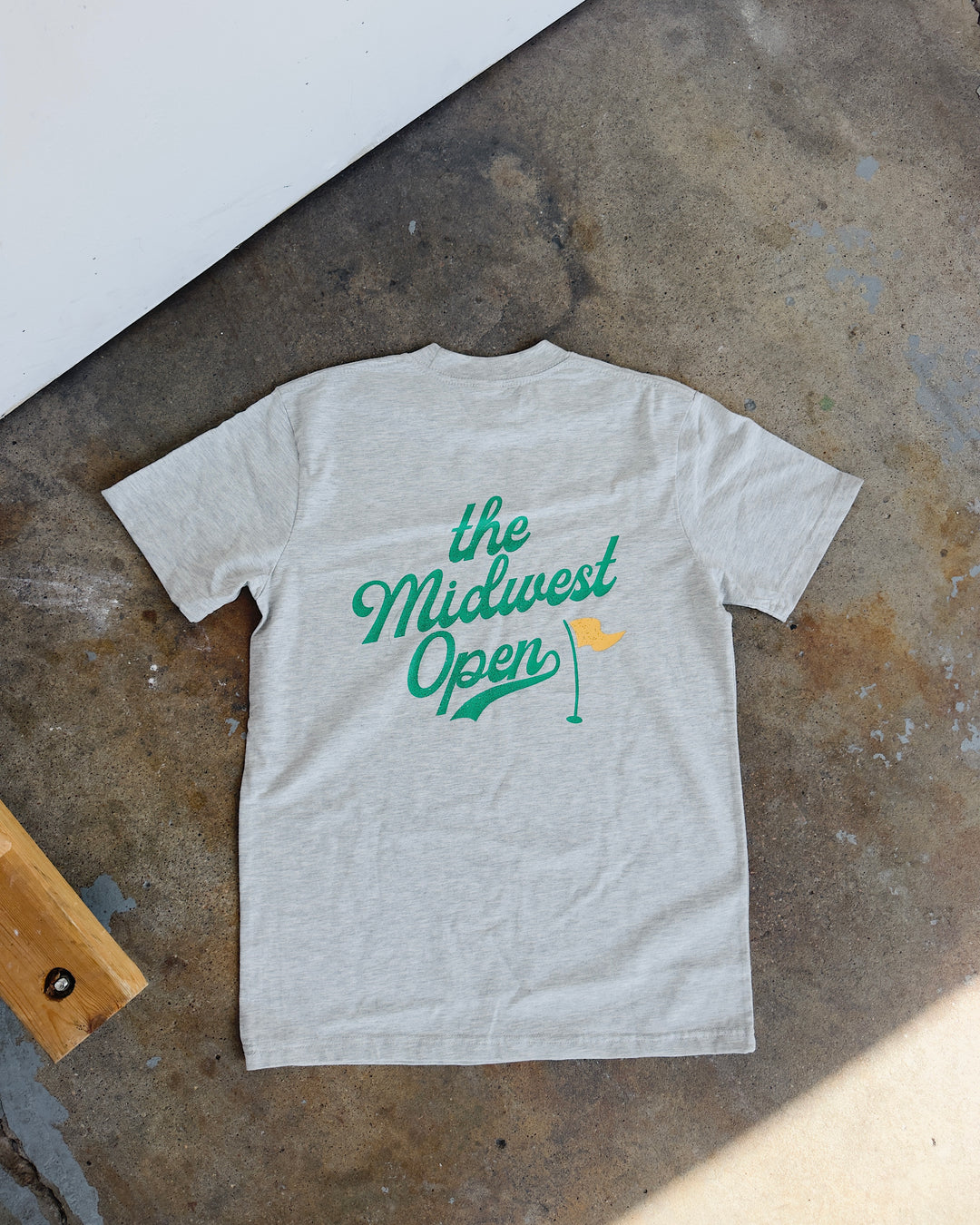 The Midwest Open Cotton Tee - H. Grey