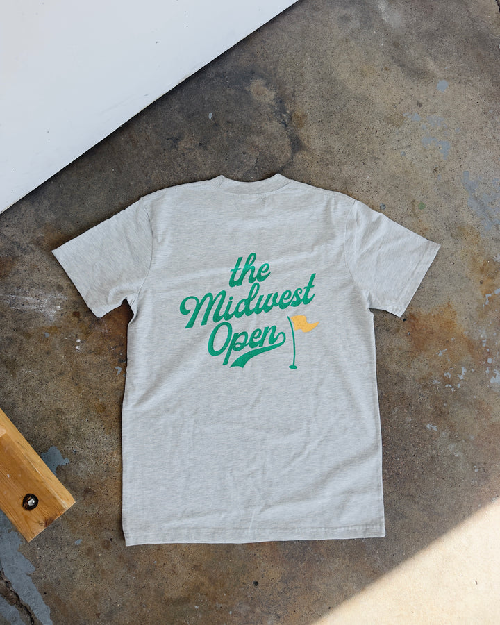 The Midwest Open Cotton Tee - H. Grey