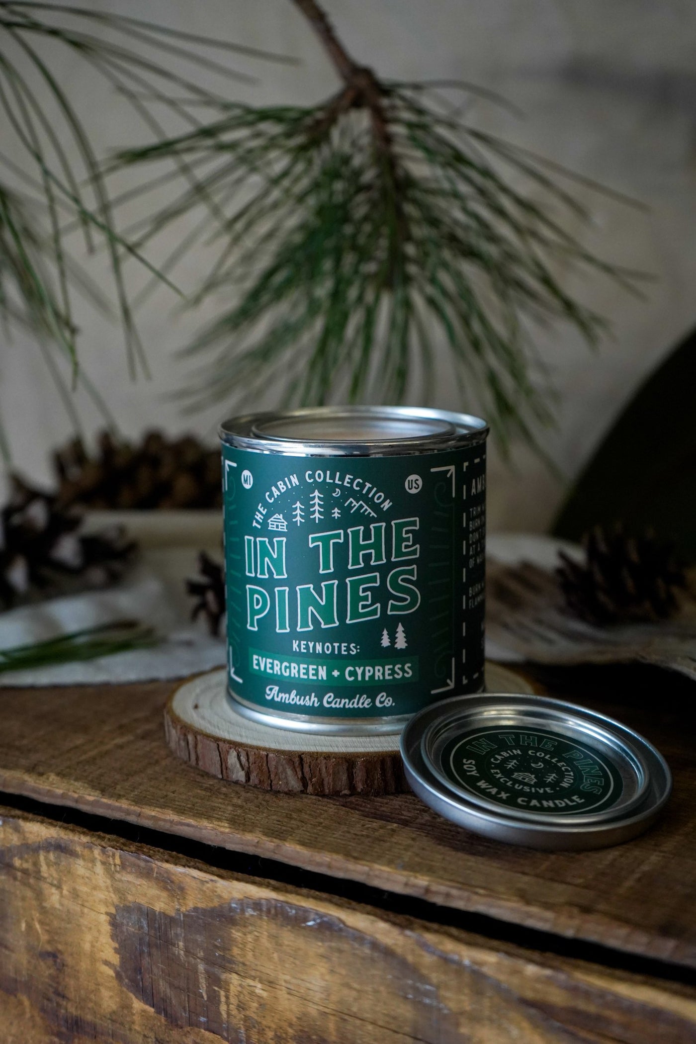 In The Pines Candle - Evergreen/Cypress