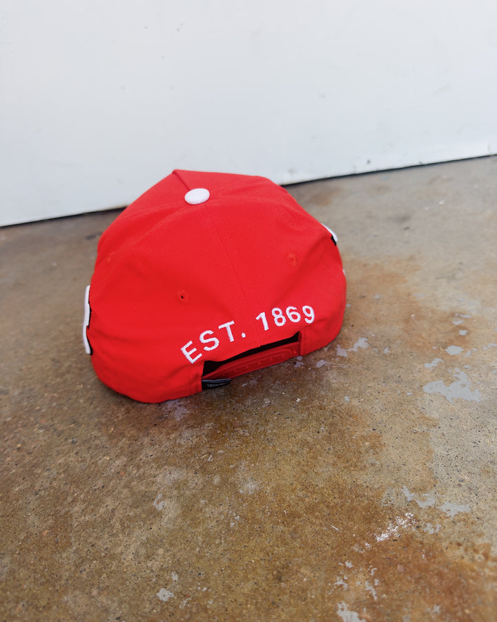 Huskers Split Hat - Red/White