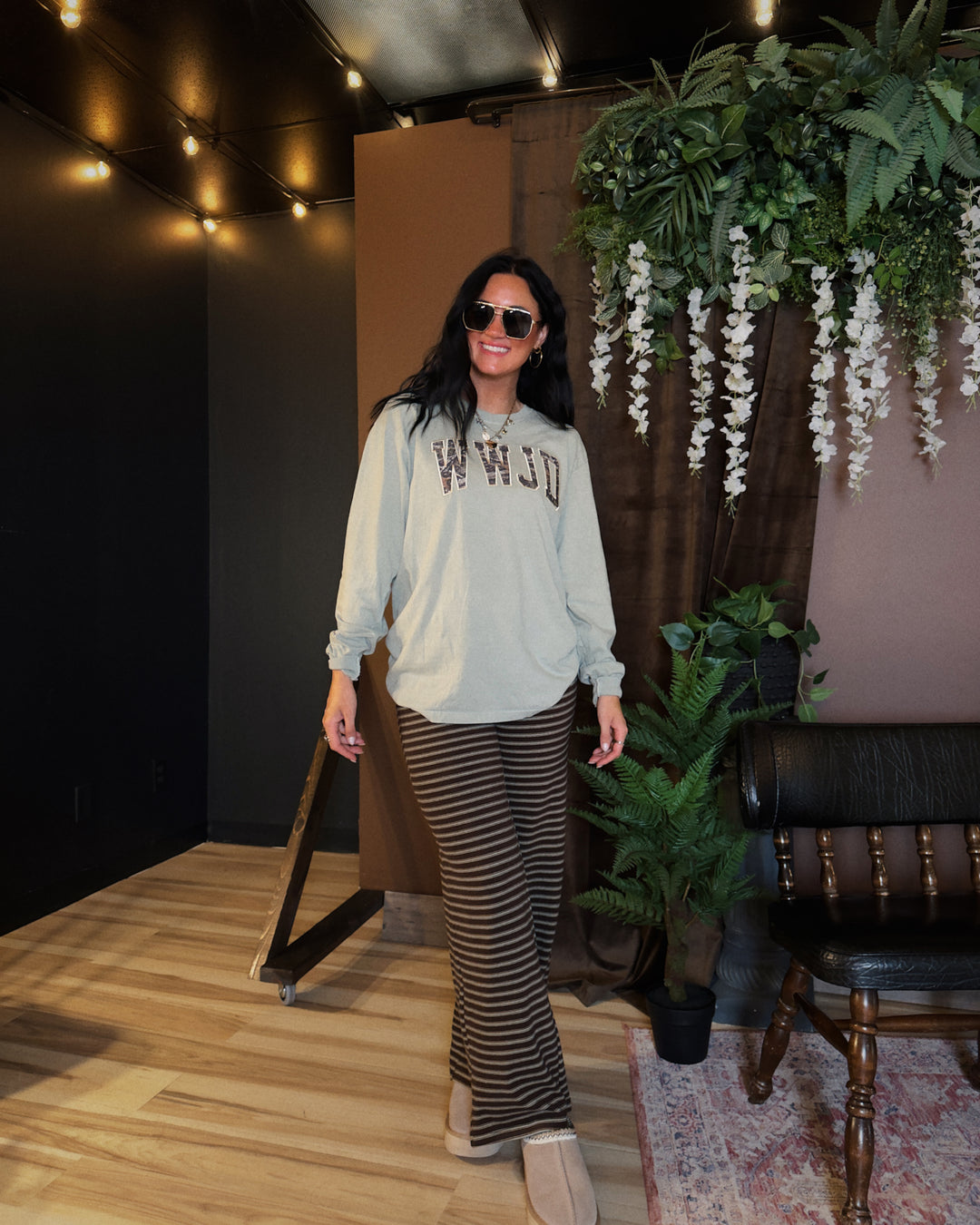 WWJD Camo Long Sleeve - Sandstone