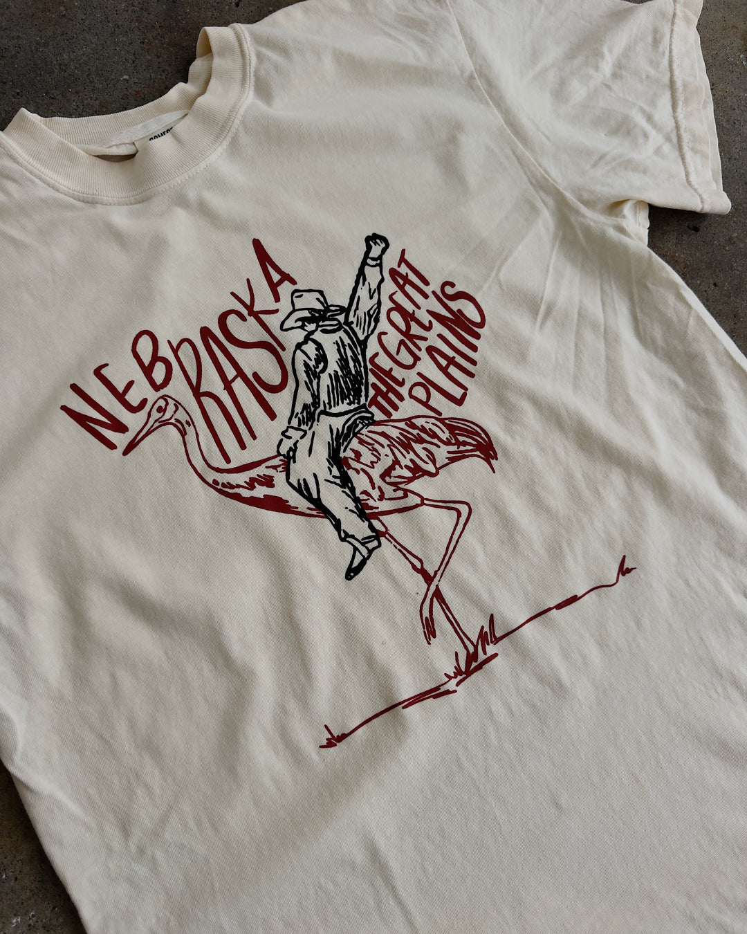 NE The Great Plains Cotton Tee - Ivory