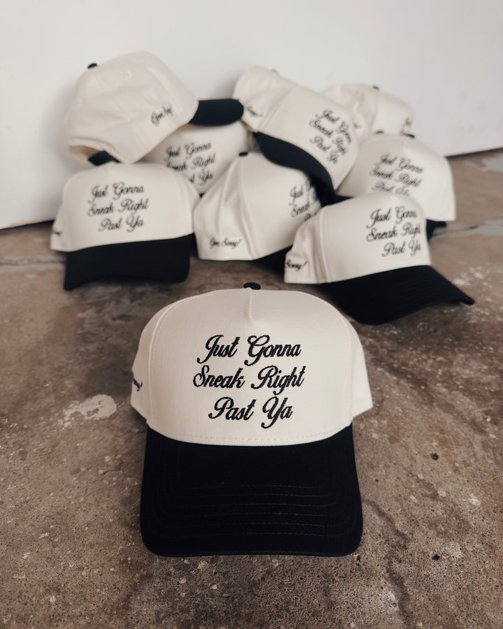 Ope, Sorry Hat - Off White/Black