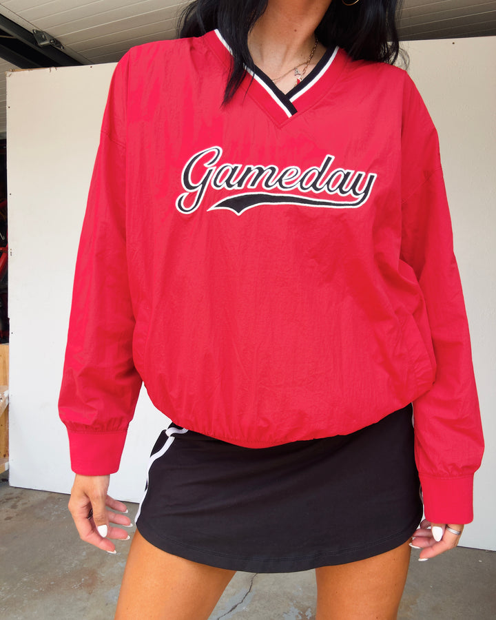 Varsity Gameday Pullover - Red