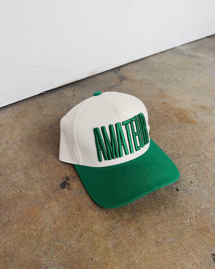 Amateur Hat - Cream/Green