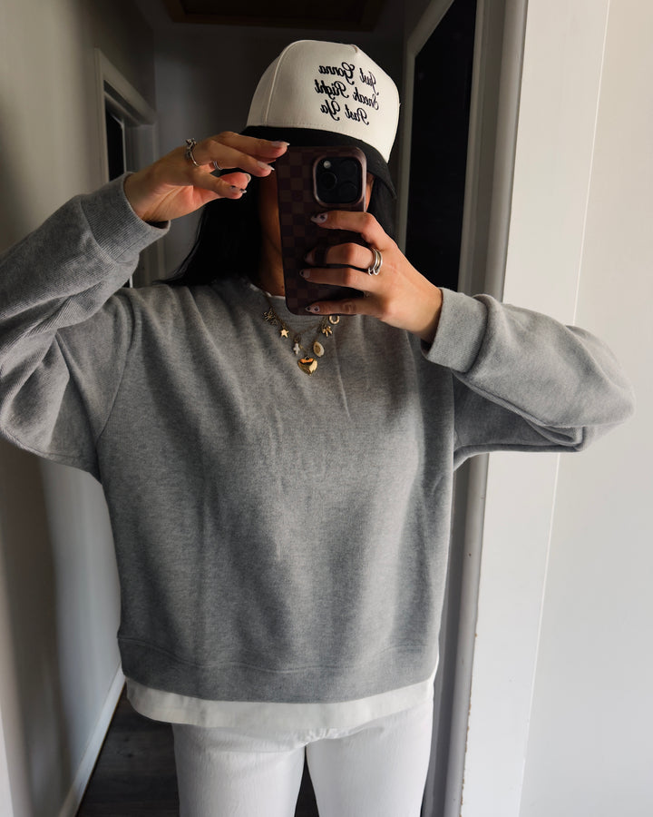 The Simple Staple Sweater - H. Grey