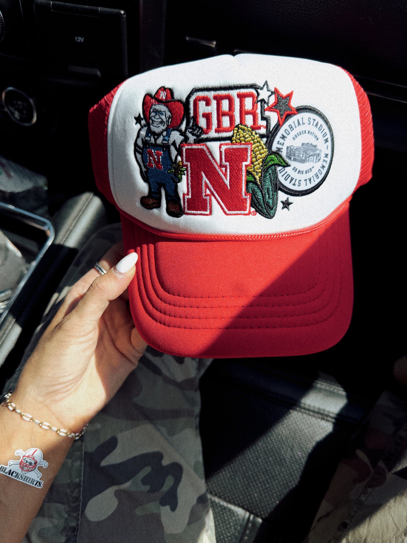 GBR Patch Hat - Red/White