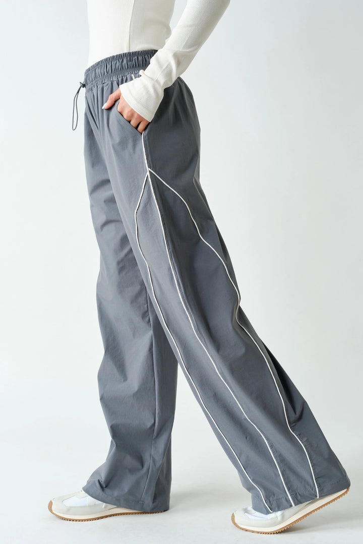 Sideline Track Pants - Graphite/White