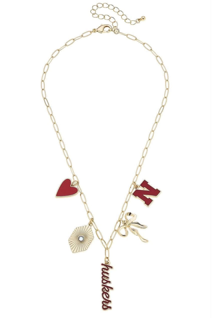 Nebraska Charm Necklace - Gold