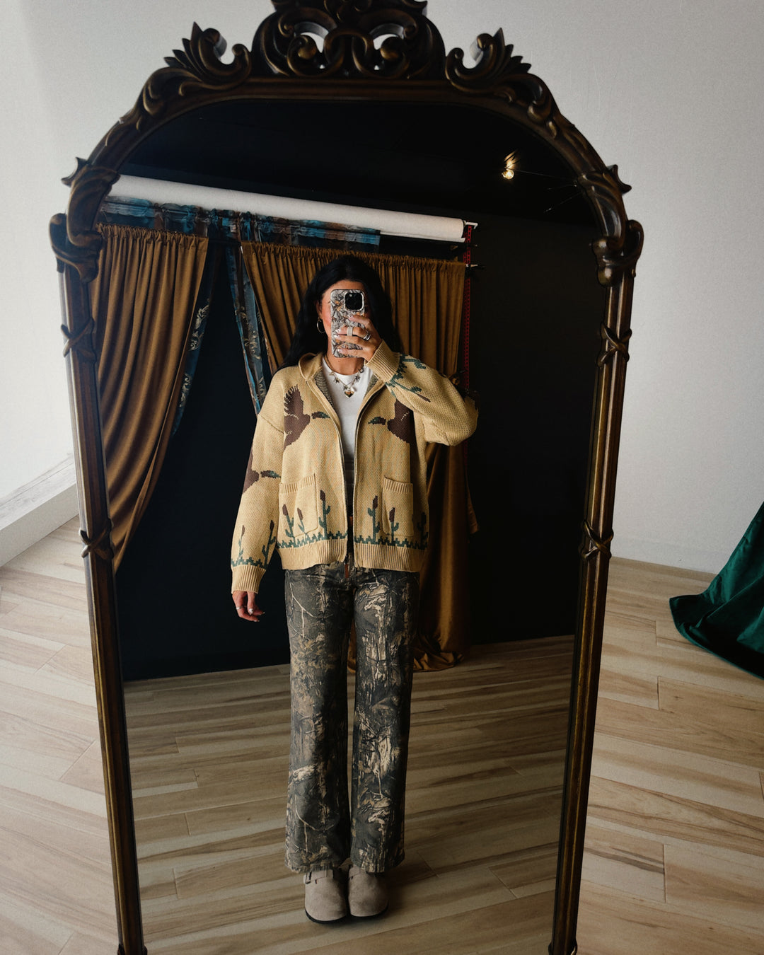 Duck Season Cardigan - Tan